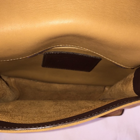 Vintage Coach Leather Crossbody Messenger Bag - Picture 6 of 7